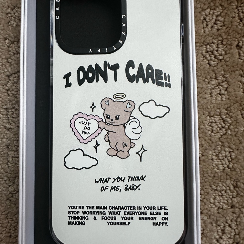 Casetify White Bear Design Phone Case iPhone 14 Pro Max